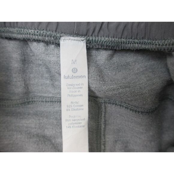 Lululemon Shorts Mens Medium Gray Running Athletic Cross Training Workout Gym* - Picture 12 of 12